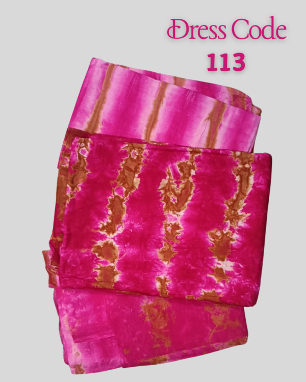 বিজলি বাটিক থ্রি পিস #113